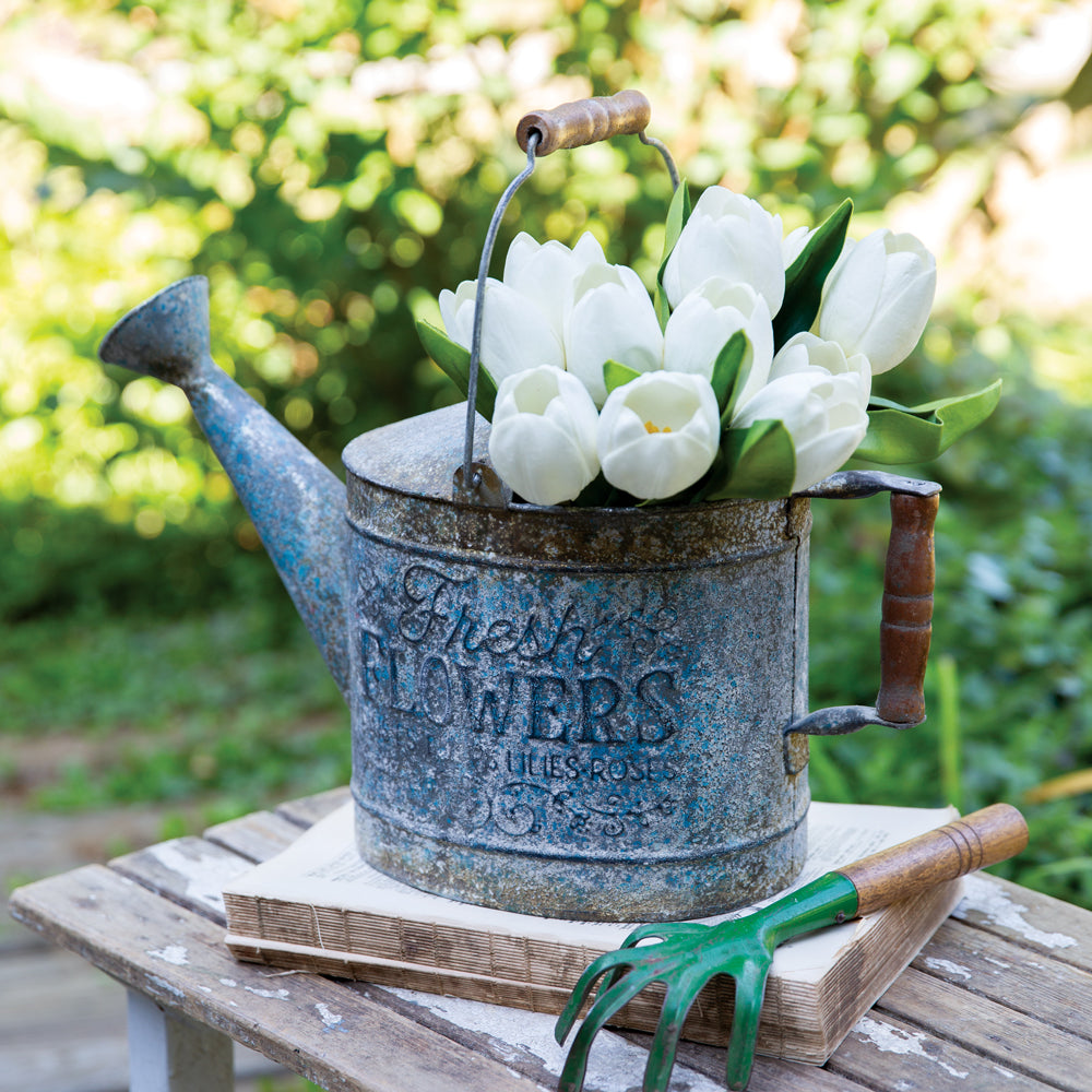 Fresh Flowers Watering Can | A Cottage in the City