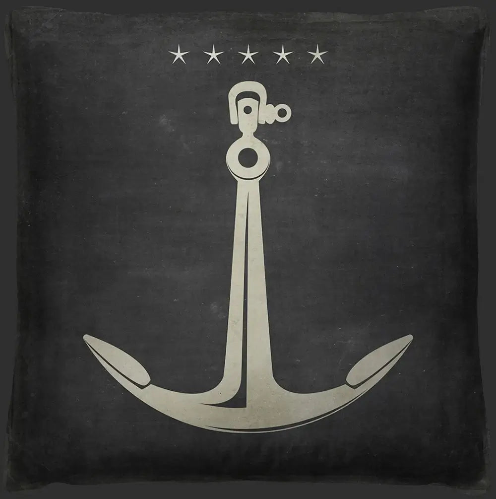 Anchor 2 Throw Pillow