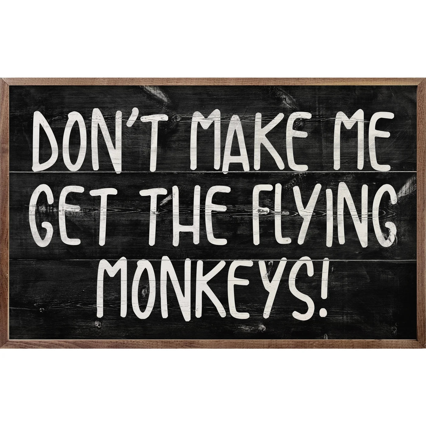 Flying Monkeys Wood Framed Print