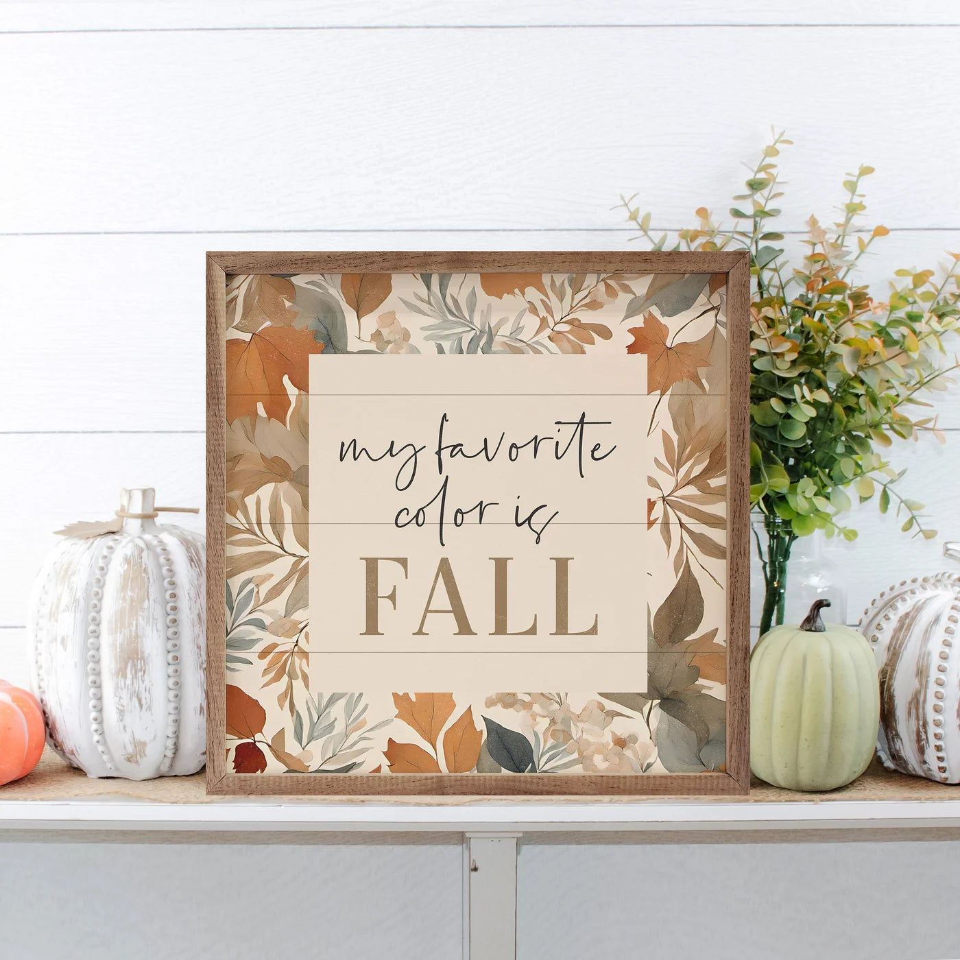 Fall My Favorite Color Wood Framed Print