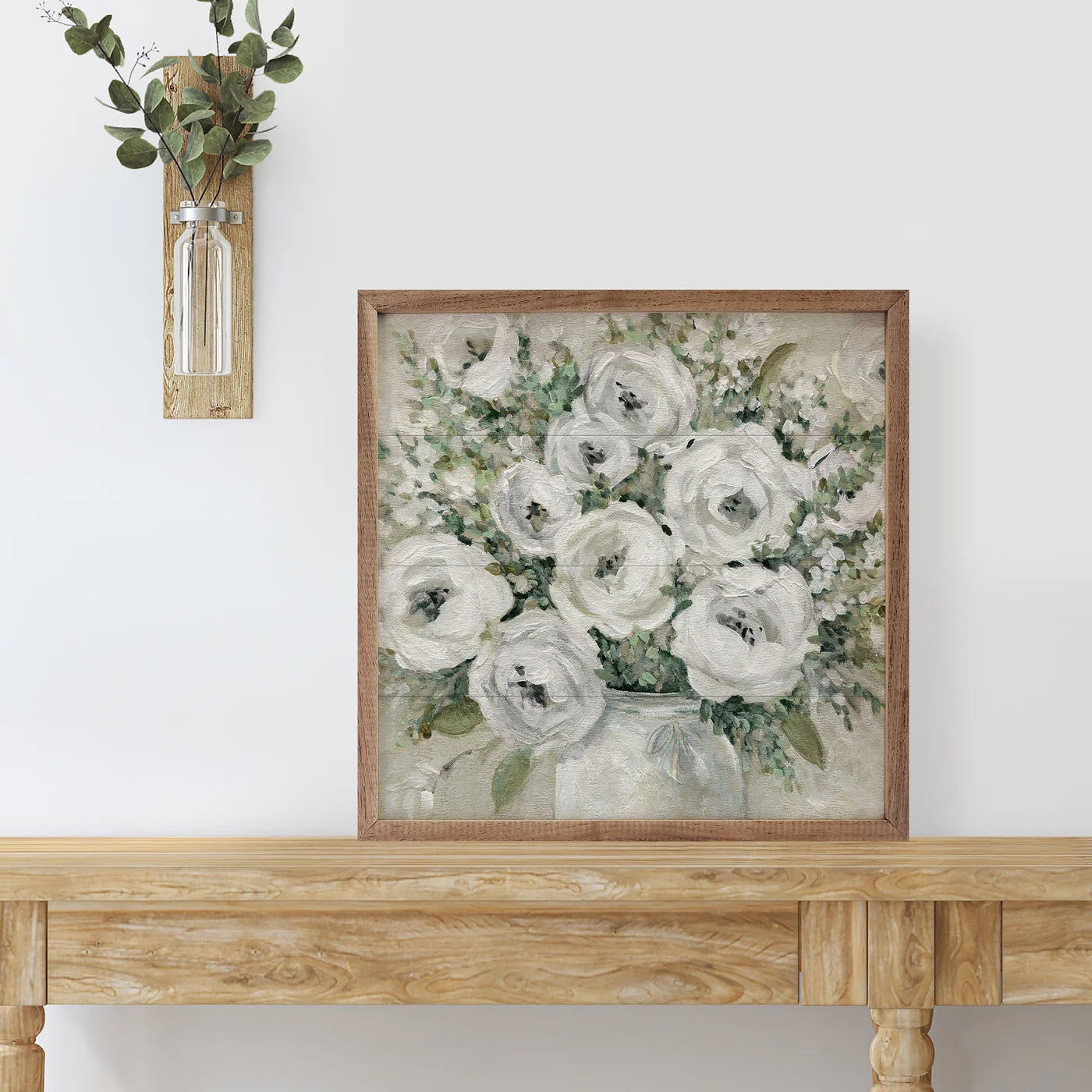 Simply Soft By Carol Robinson Wood Framed Print