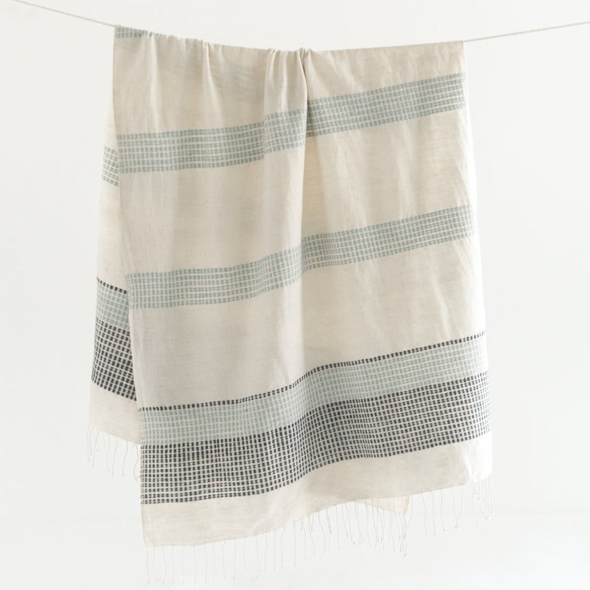 Camden Handwoven Cotton Throw Blanket