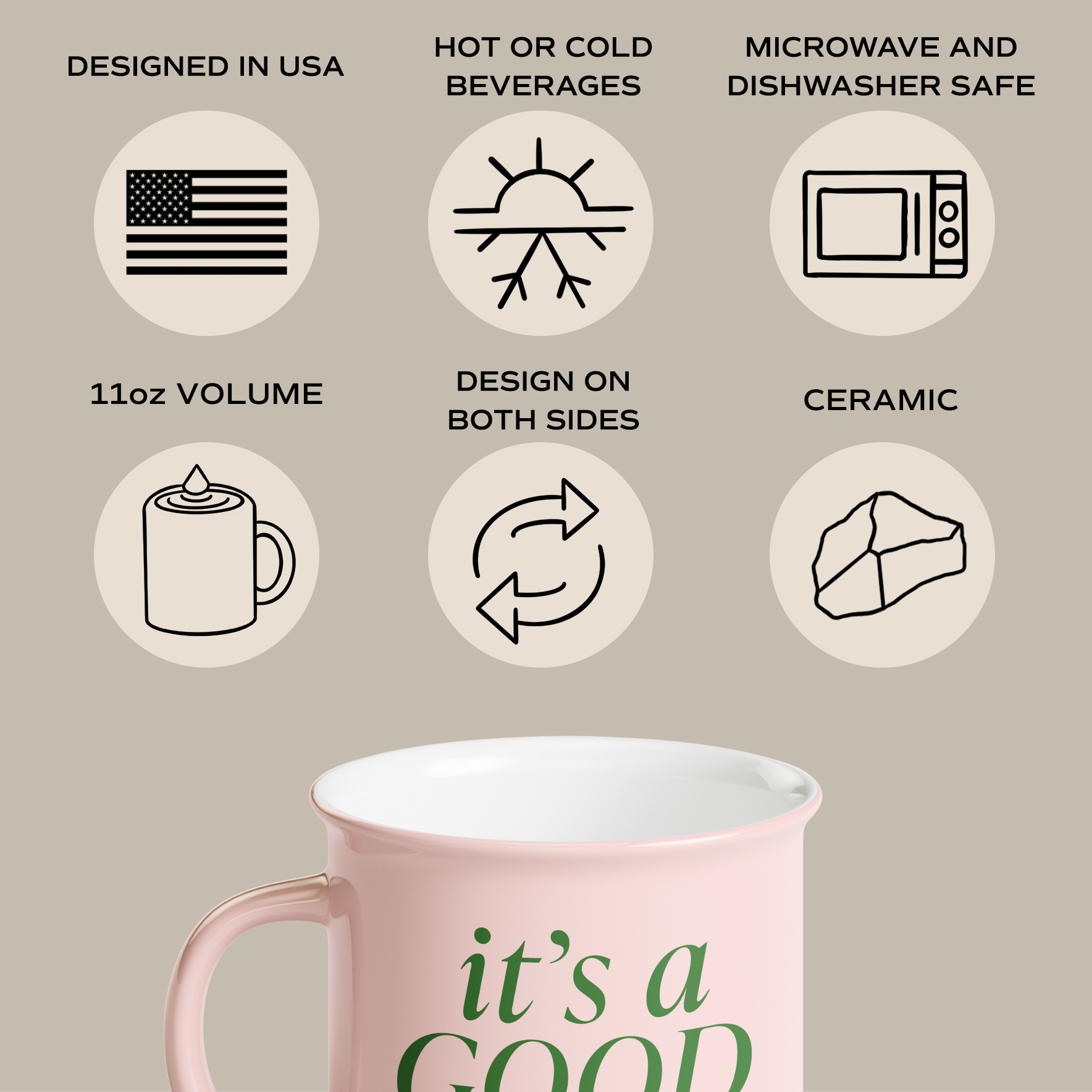 It's A Good Day Campfire Coffee Mug