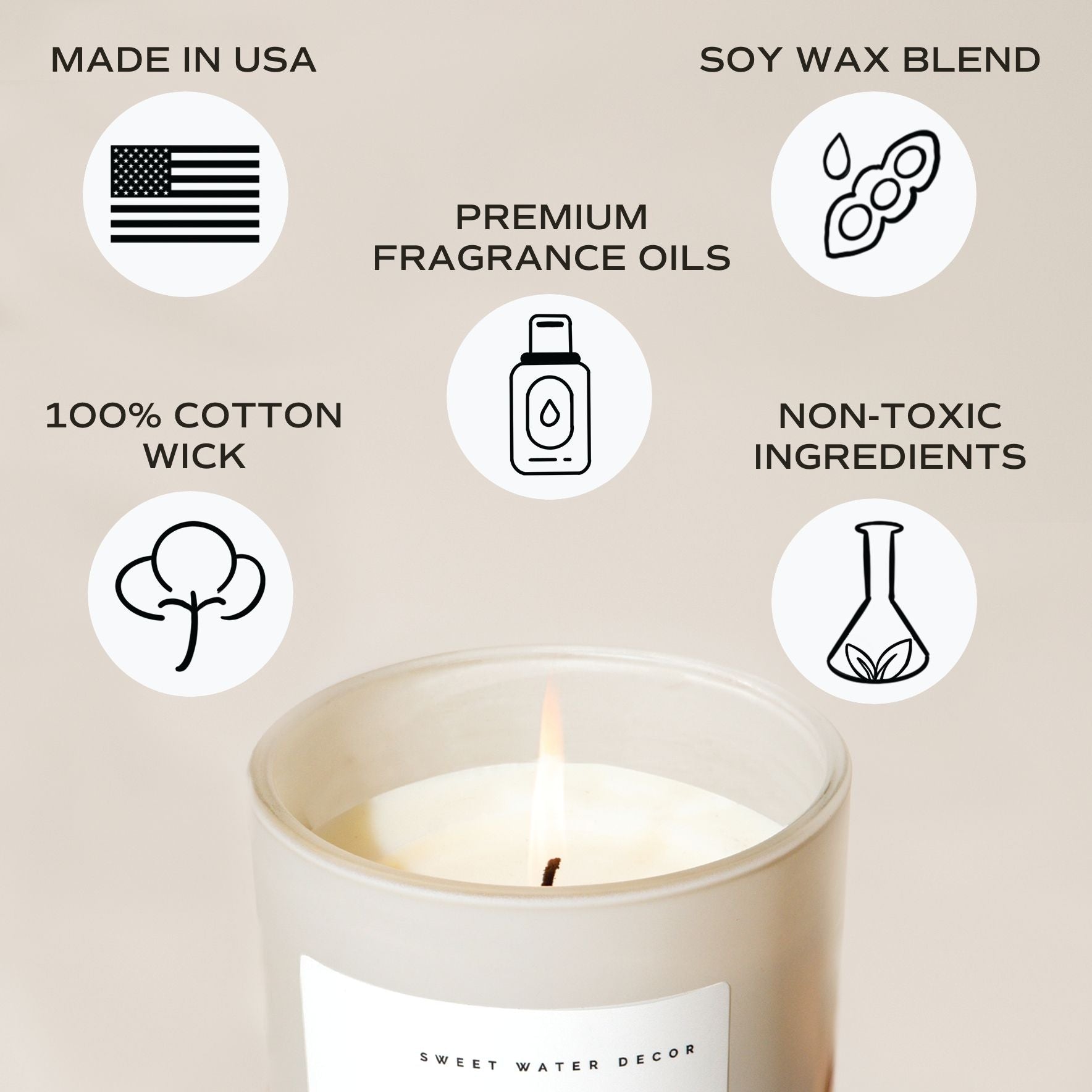 Cozy Season Tan Matte Jar Candle