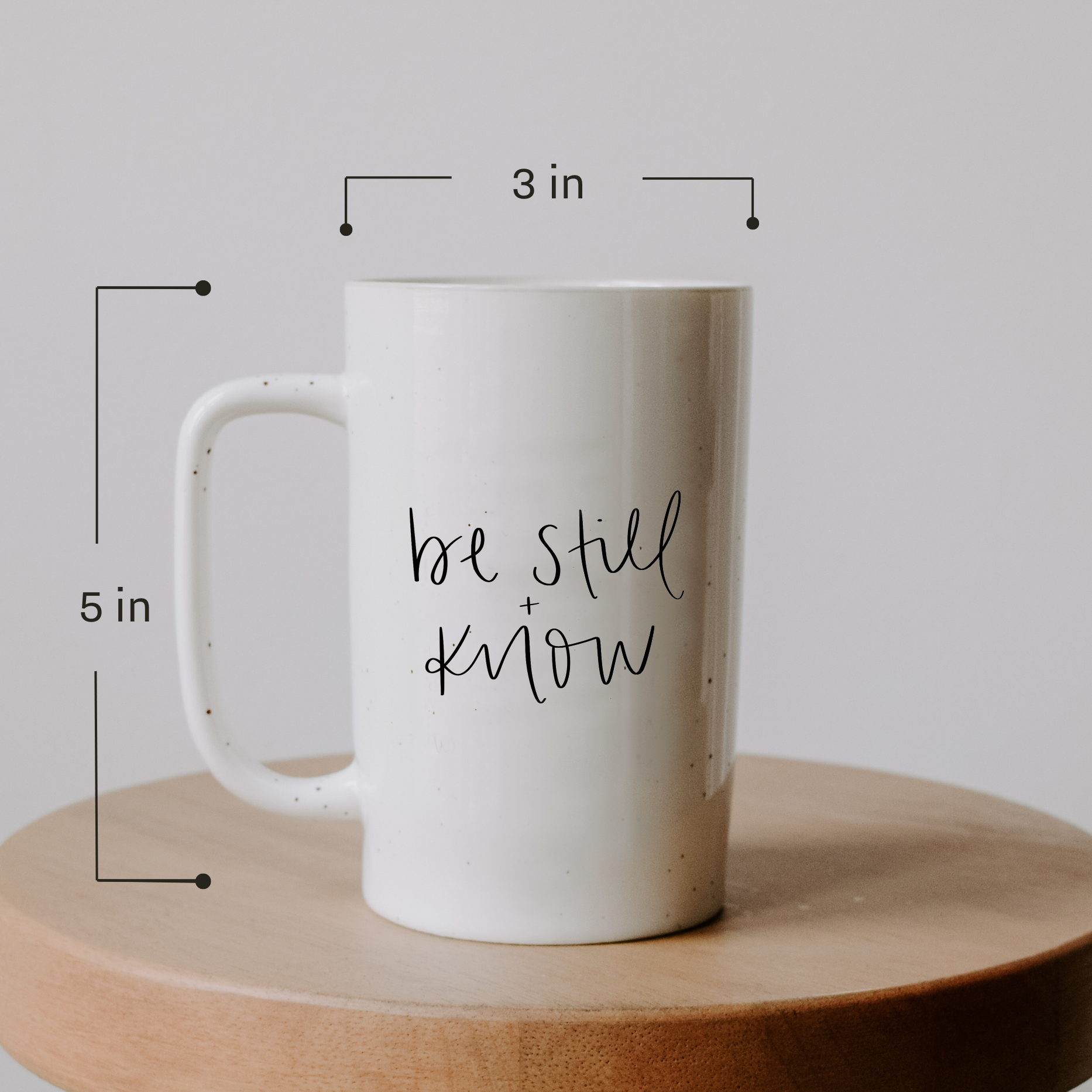 Be Still and Know Tall Coffee Mug