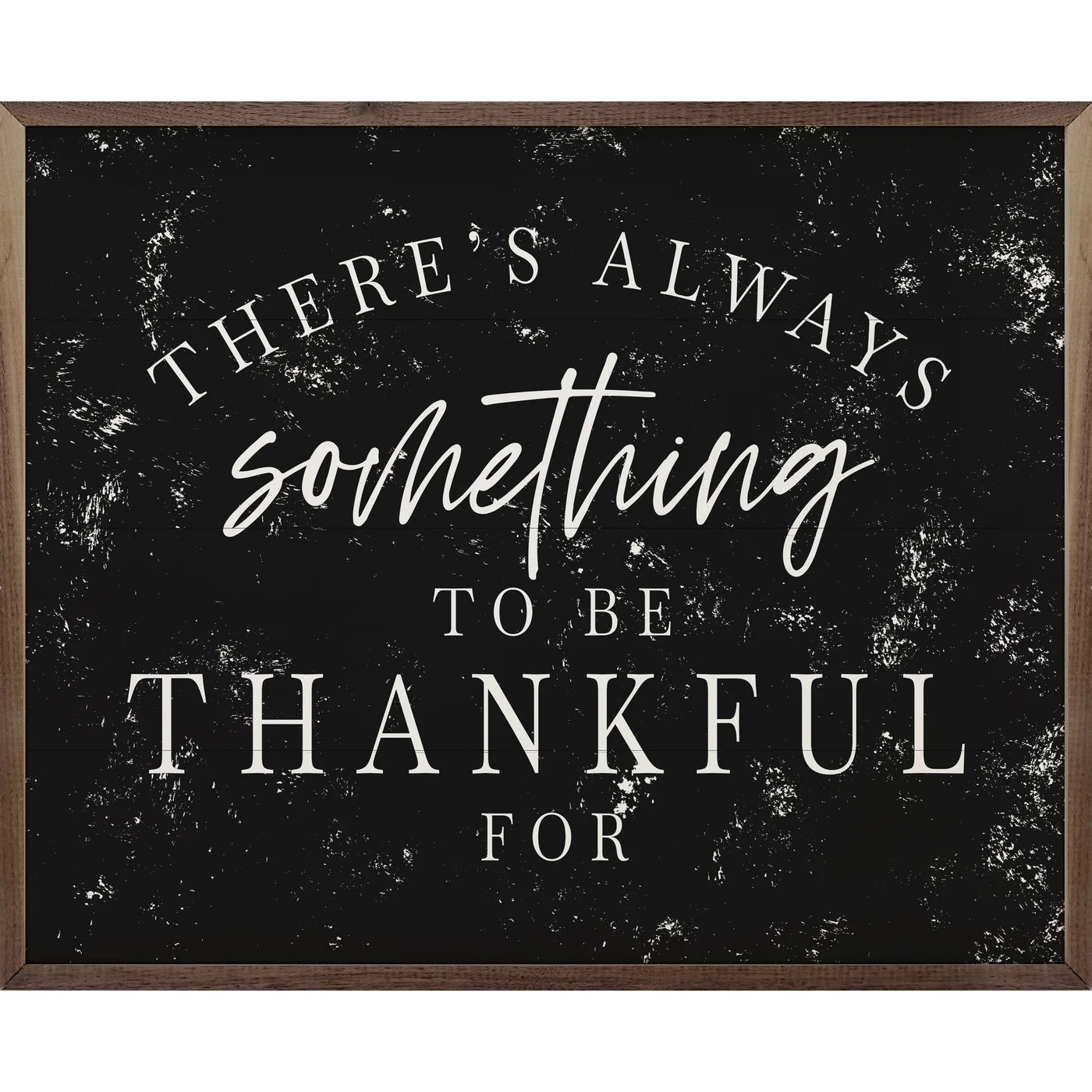 Something To Be Thankful For Wood Framed Print