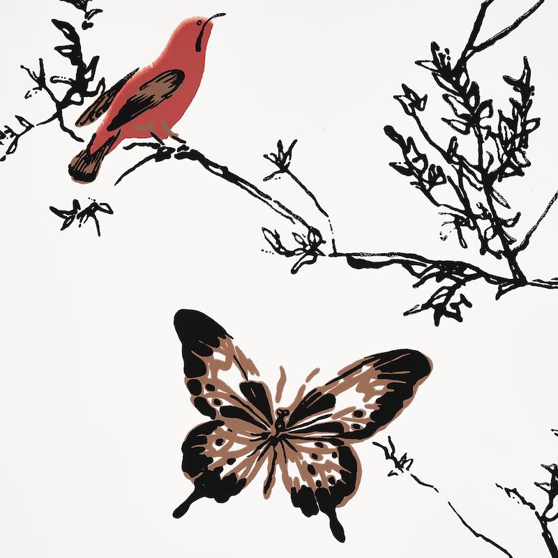 Schumacher Birds & Butterflies Wallpaper