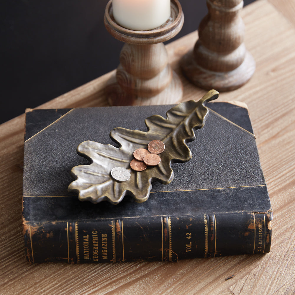 Oak Leaf Trinket Dish Set