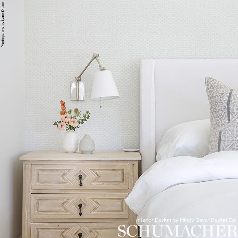 Schumacher Prescott Diamond Wallpaper