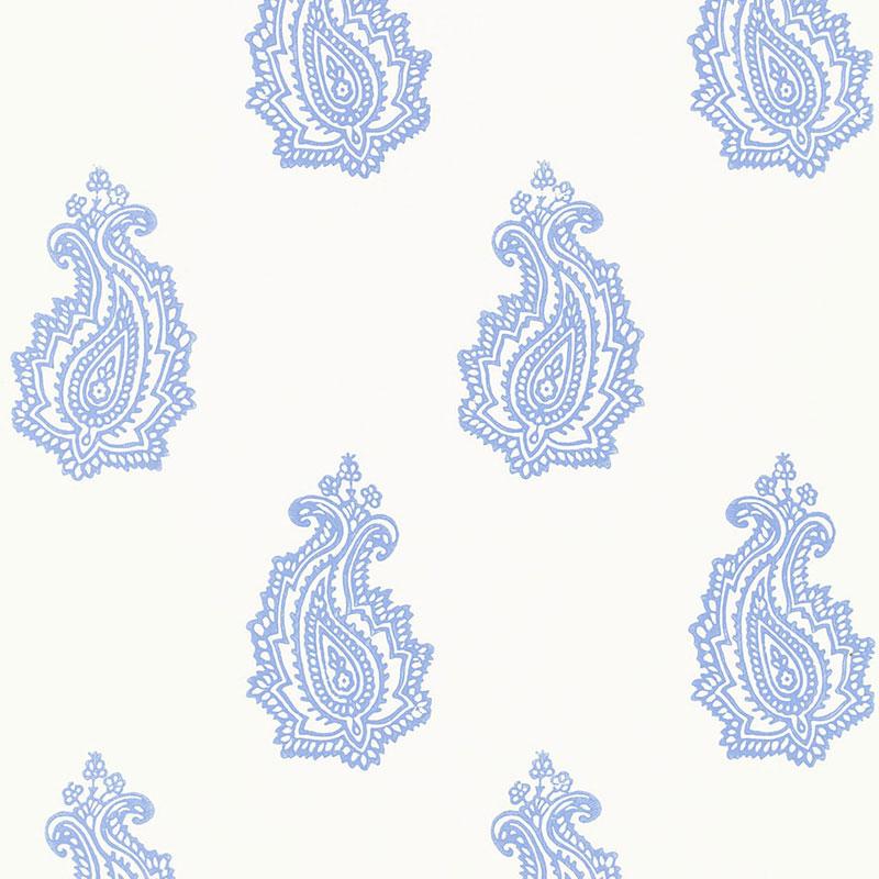 Schumacher Madras Paisley Wallpaper