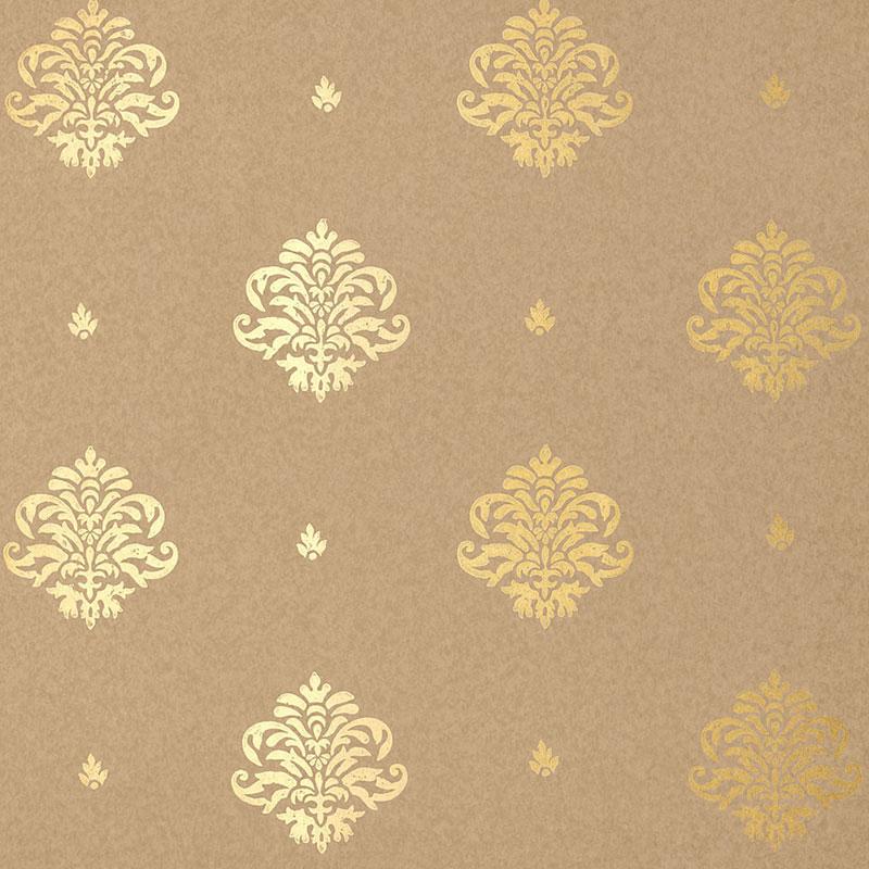 Schumacher Mayla Damask Wallpaper