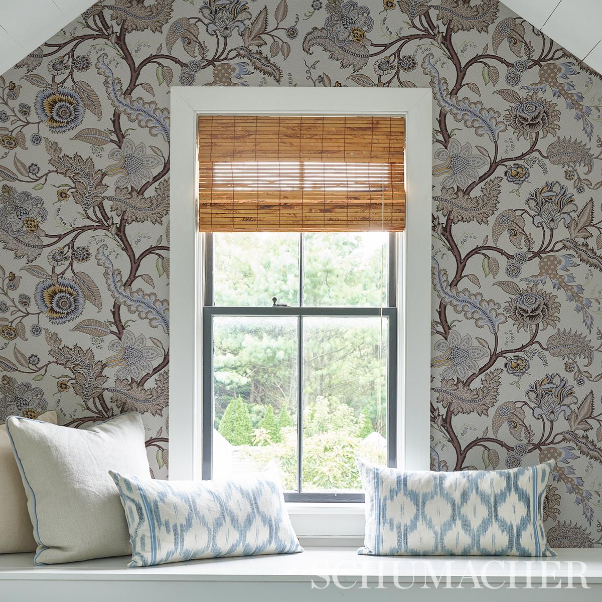 Schumacher Sinhala Sidewall Wallpaper