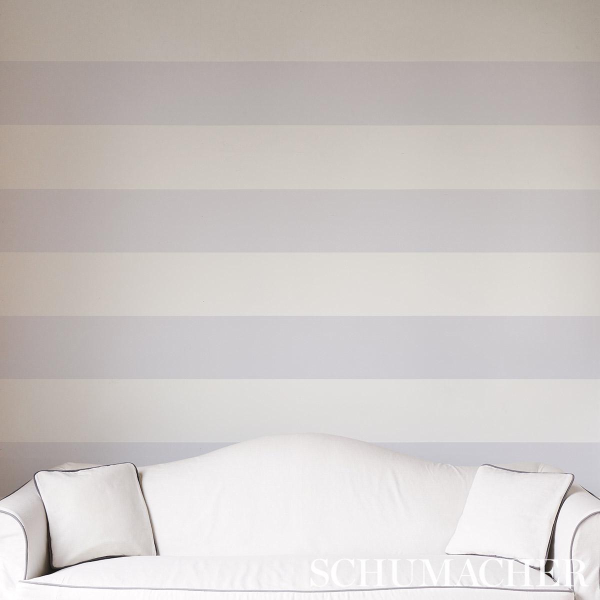 Schumacher Baxter Stripe Wallpaper