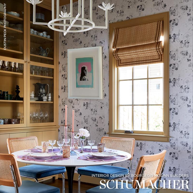 Schumacher Toile De Femmes Wallpaper | A Cottage in the City