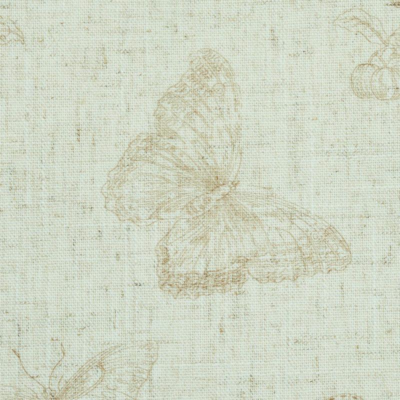 Schumacher Baudin Butterfly Linen Wallpaper