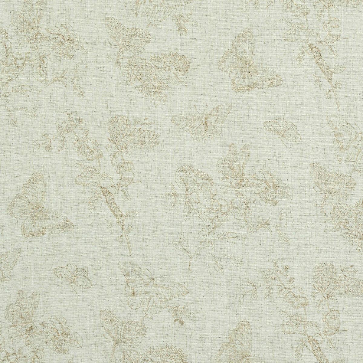 Schumacher Baudin Butterfly Linen Wallpaper