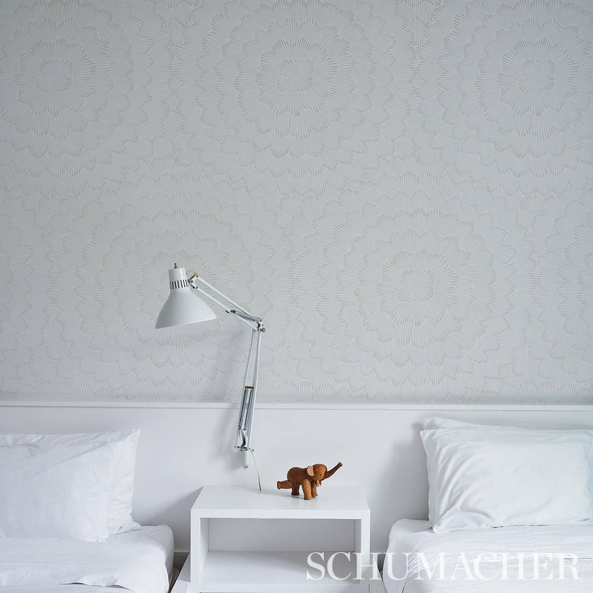 Schumacher Feather Bloom Wallpaper