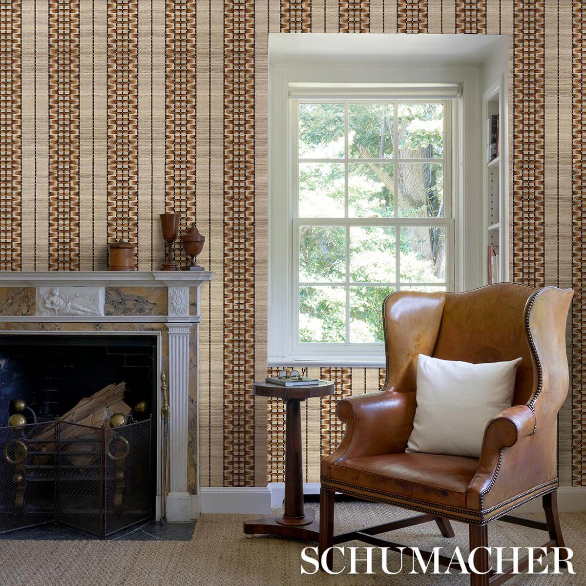 Schumacher Quill Wallpaper