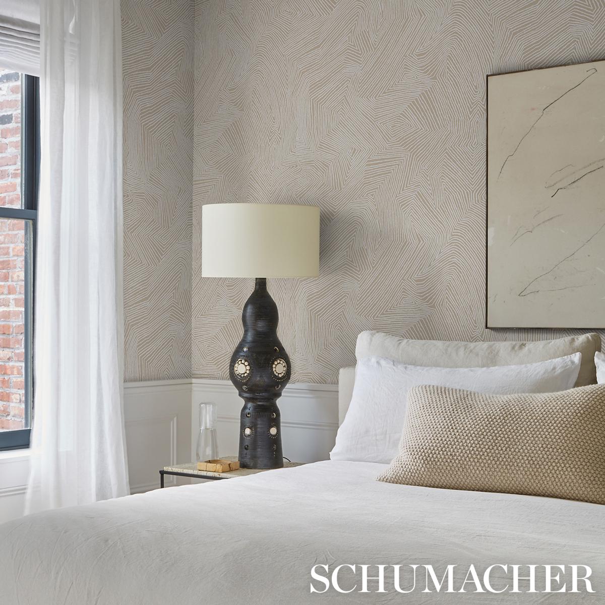 Schumacher Labyrinth Grand Wallpaper