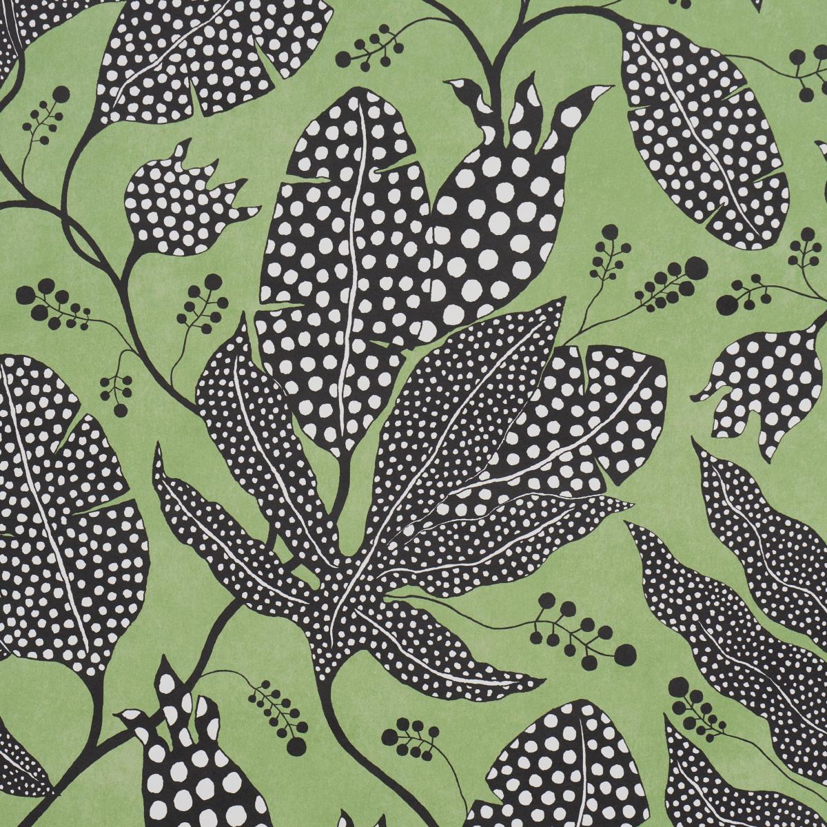 Schumacher Polka Dot Jungle Wallpaper