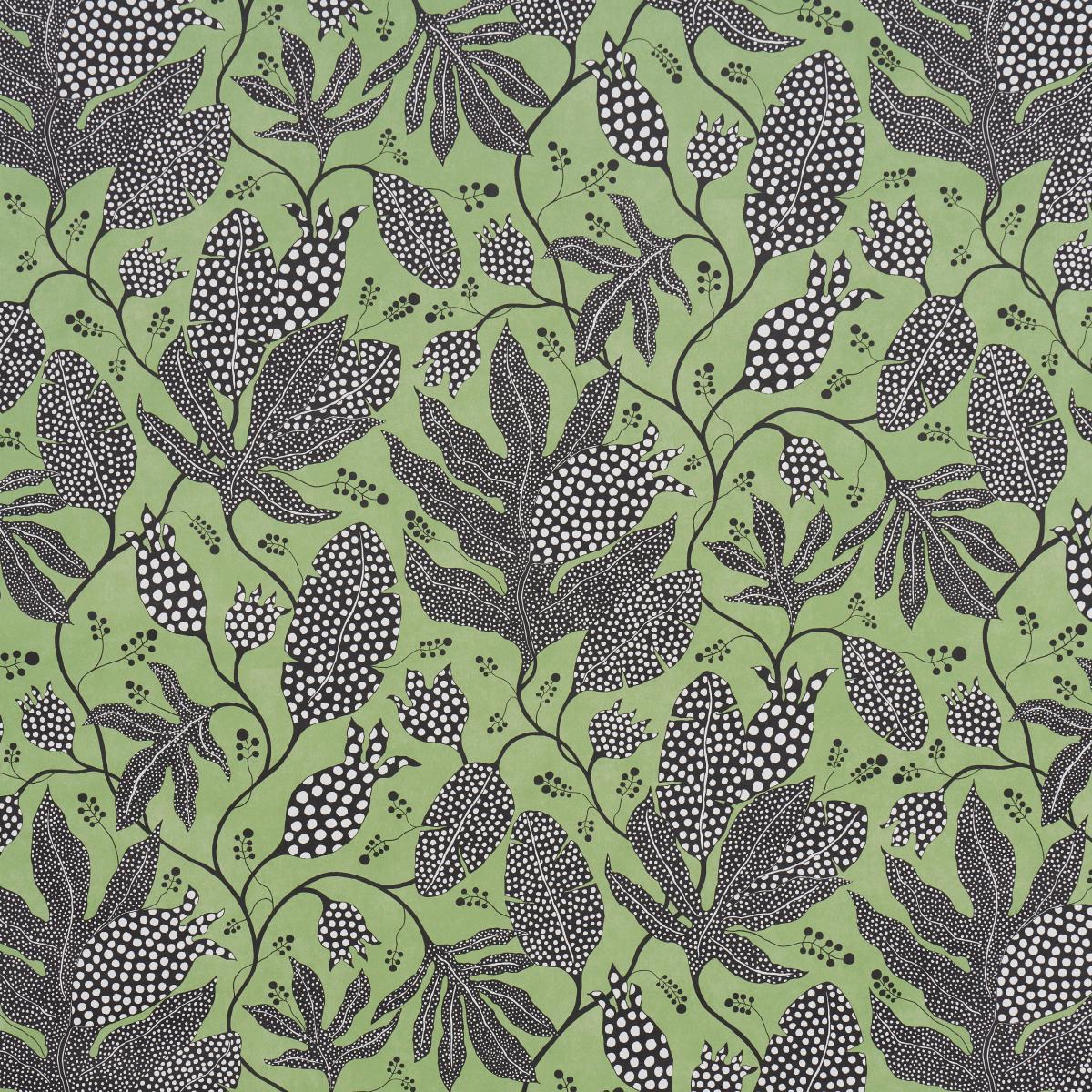 Schumacher Polka Dot Jungle Wallpaper