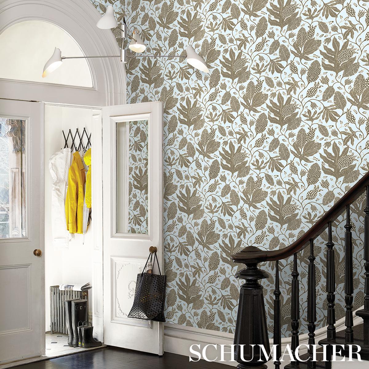 Schumacher Polka Dot Jungle Wallpaper