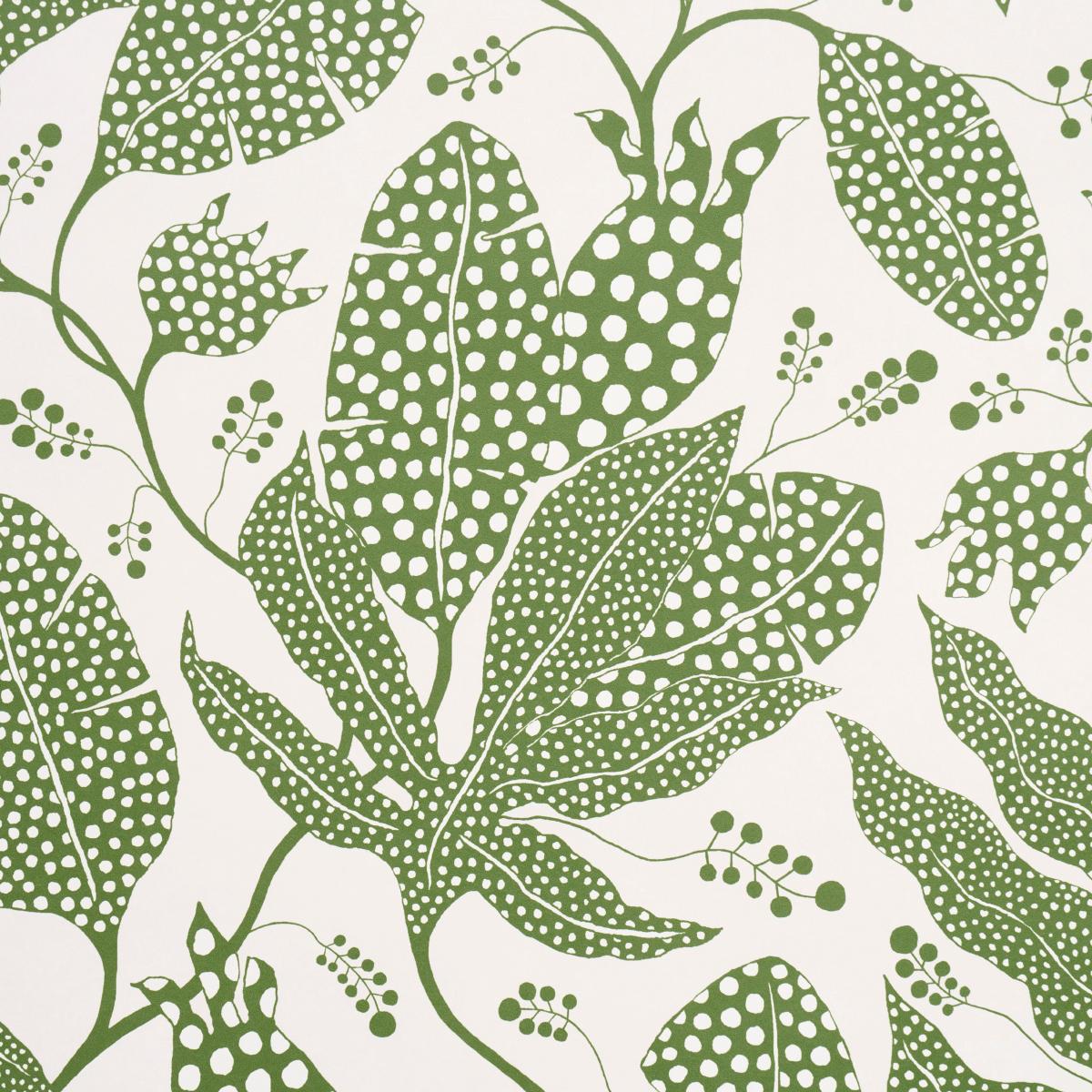 Schumacher Polka Dot Jungle Wallpaper