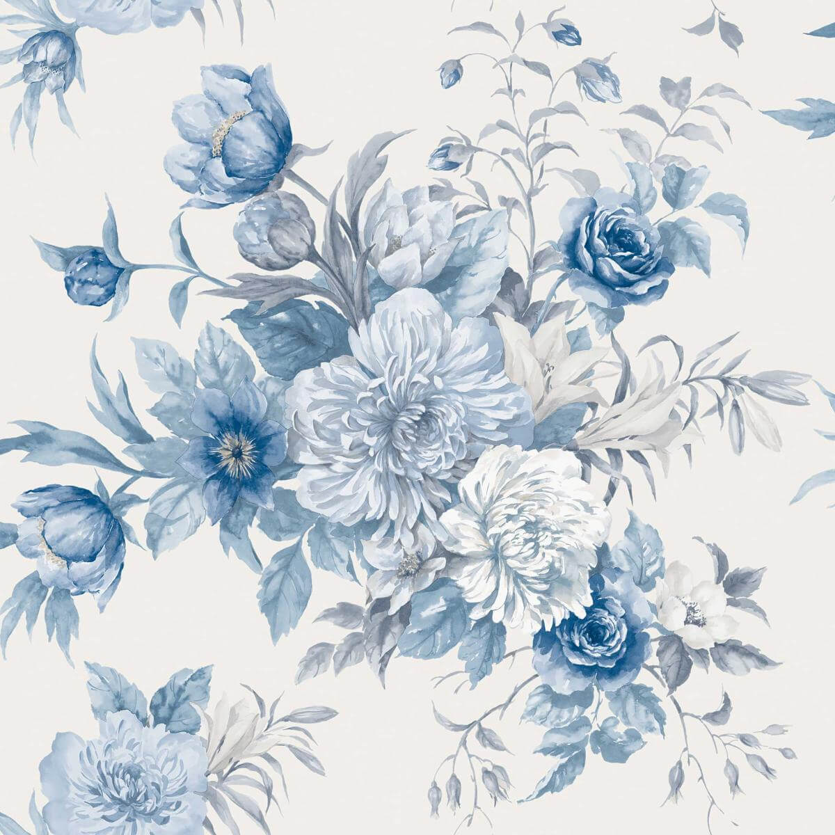 Schumacher Floral Charm Wallpaper