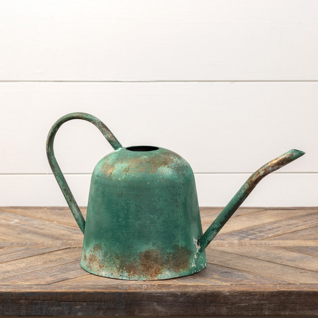 Copper &amp; Green Watering Can