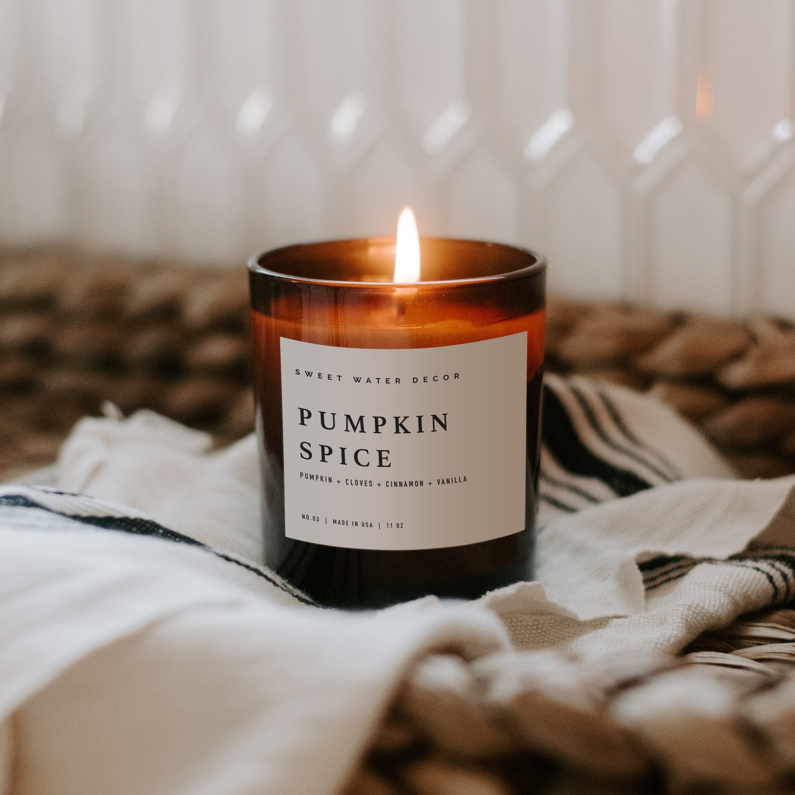 Pumpkin Spice Amber Jar Candle