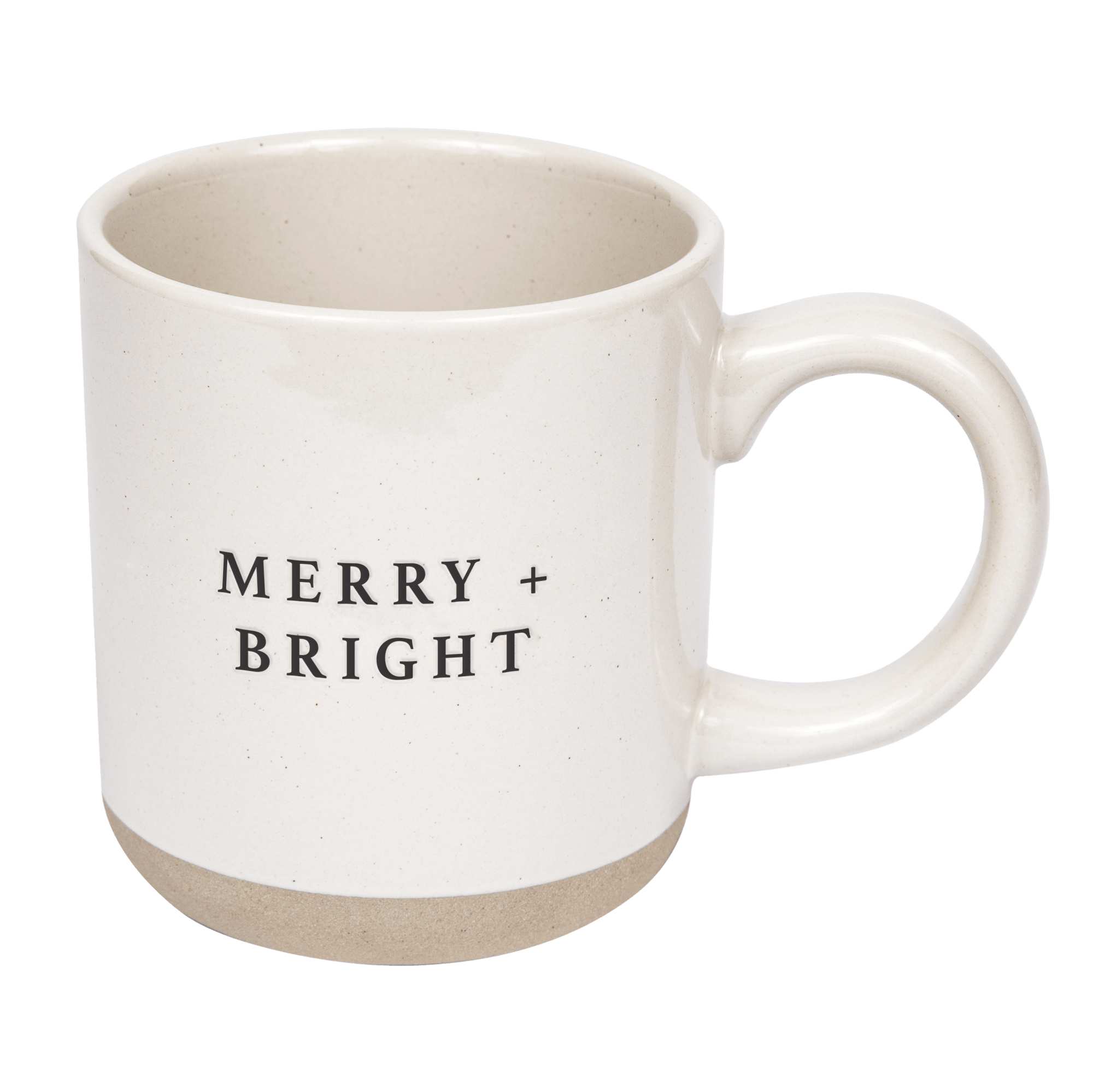 Merry & Bright Stoneware Coffee Mug