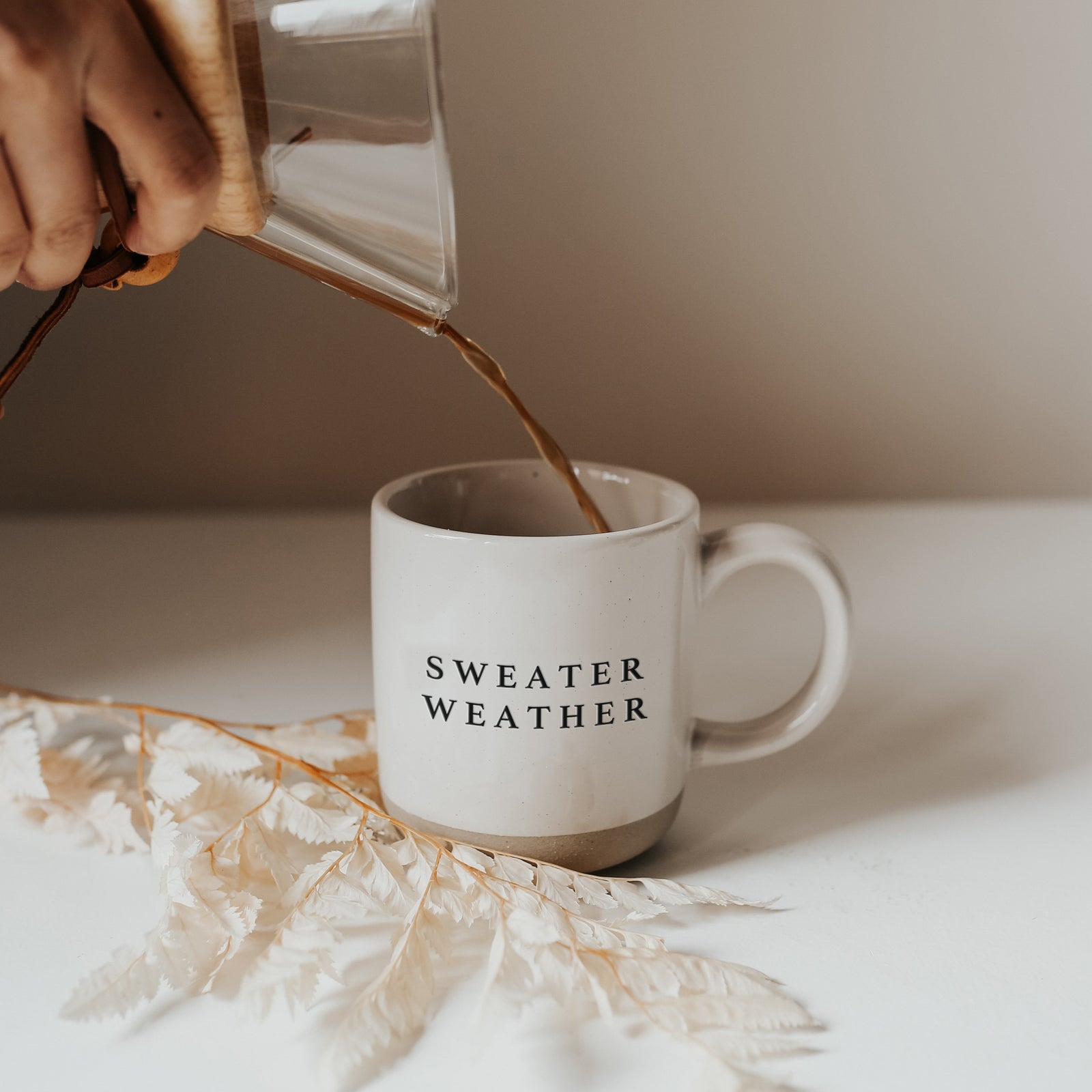 Sweater Weather Stoneware Coffee Mug