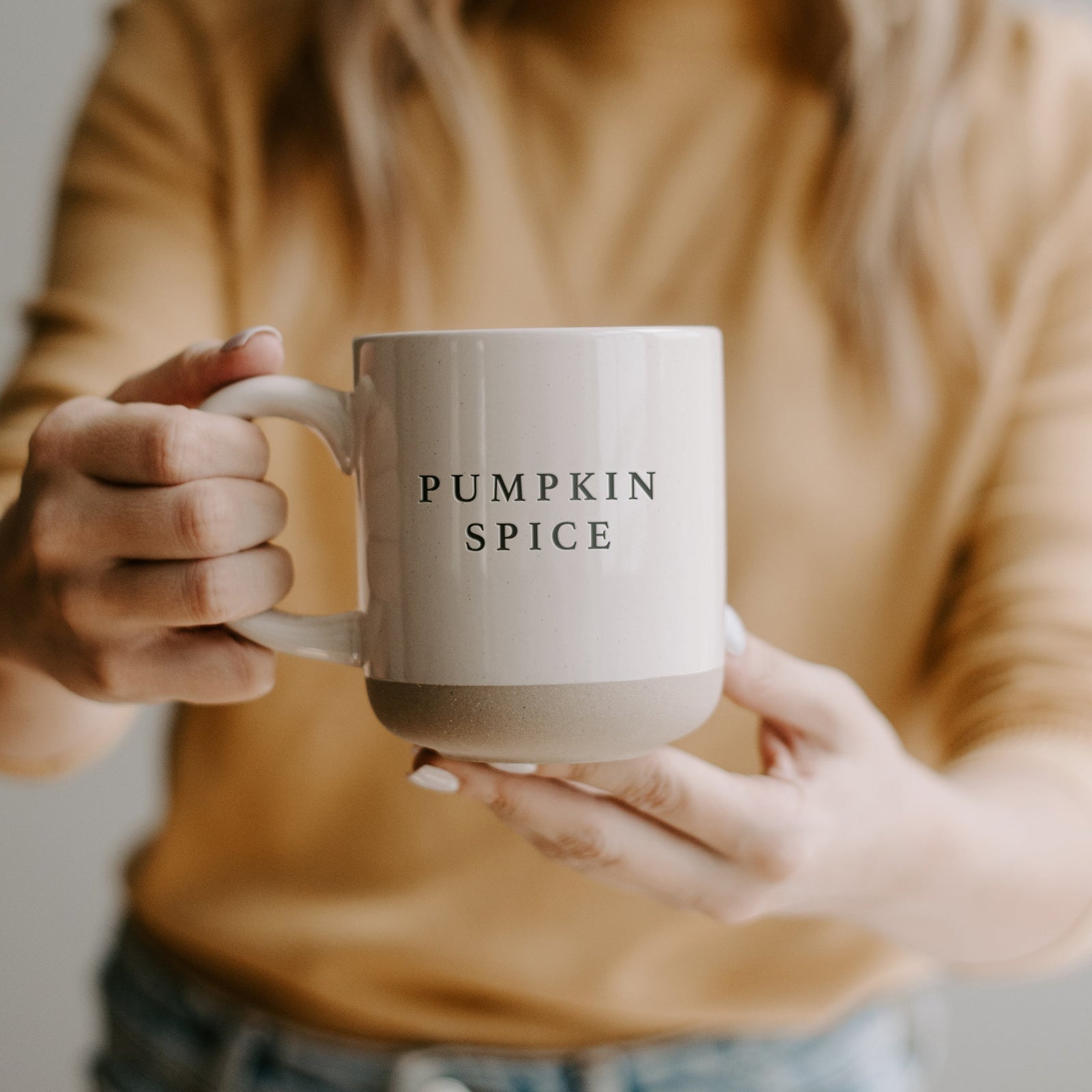 Pumpkin Spice Stoneware Coffee Mug