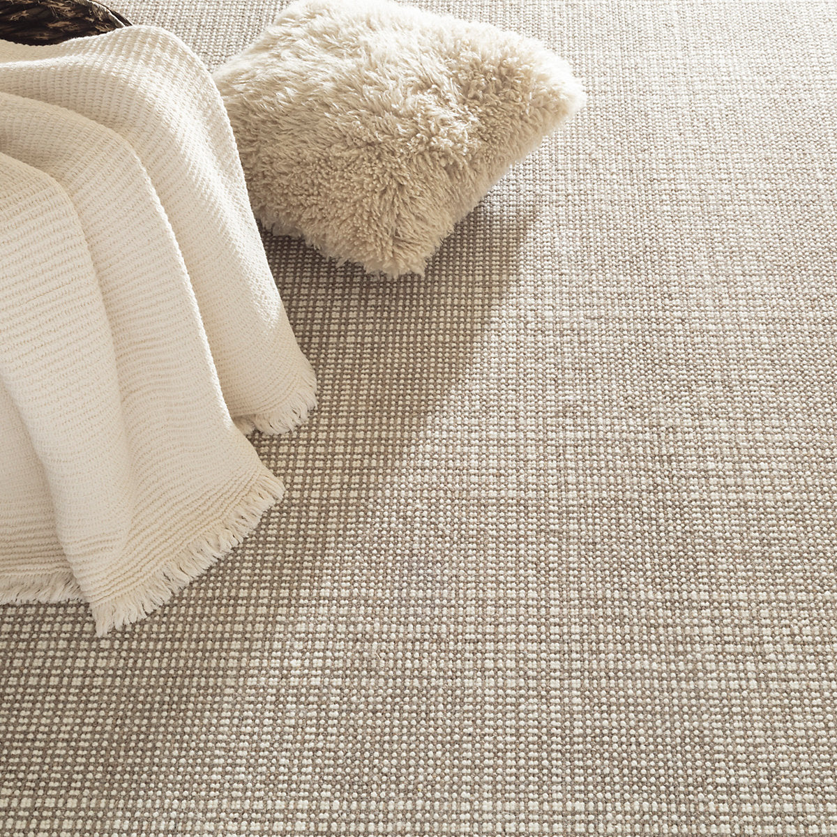 Dash &amp; Albert Checkers Woven Wool Custom Rug