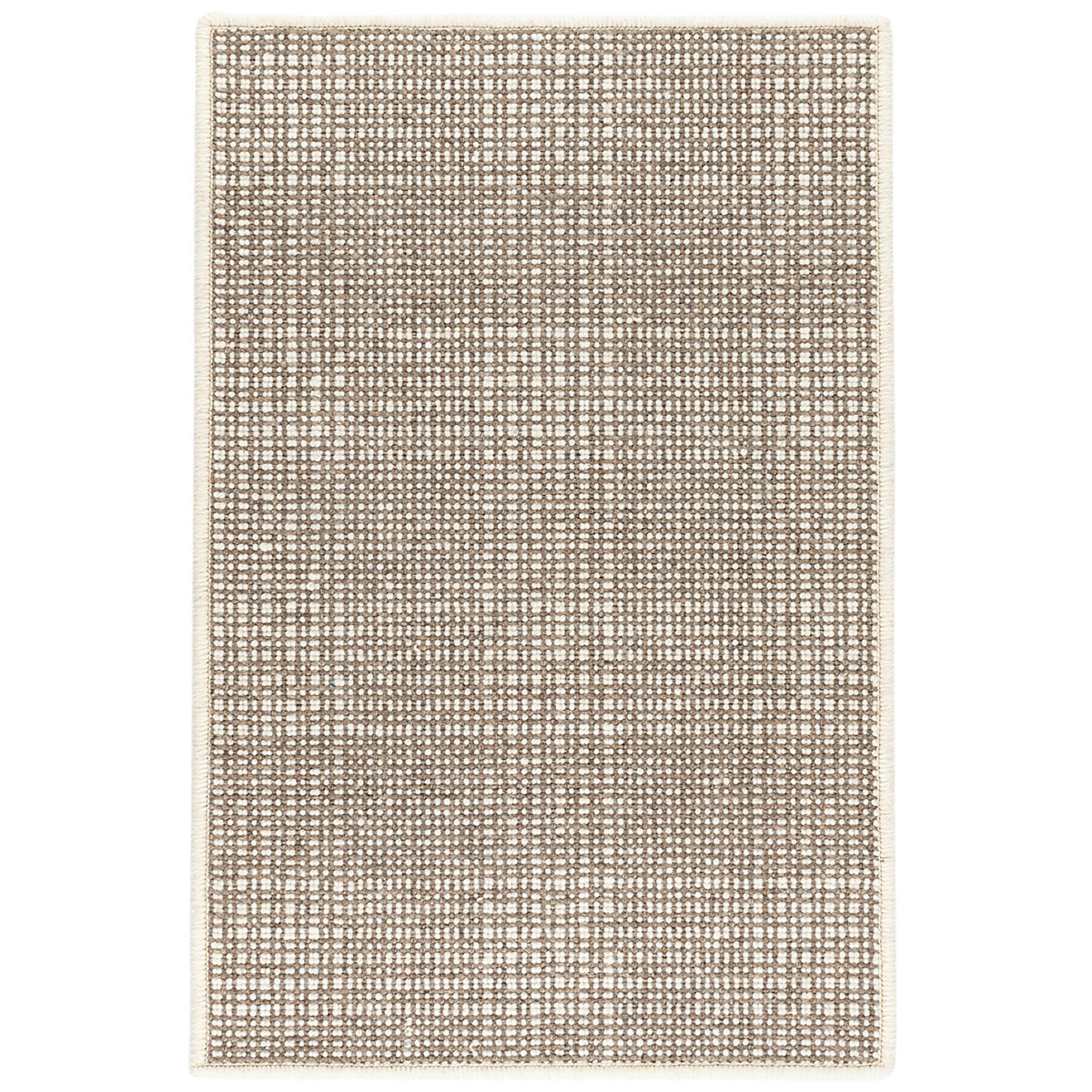 Dash & Albert Checkers Woven Wool Custom Rug