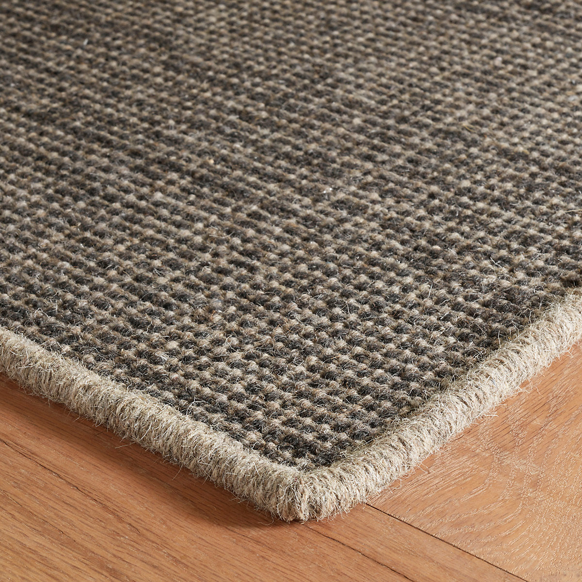 Dash & Albert Checkers Woven Wool Custom Rug