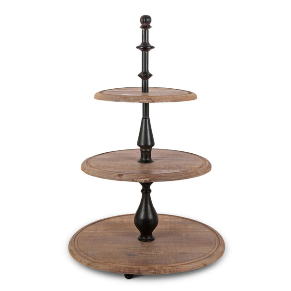 Colonial Iron and Wood Tiered Display Stand | A Cottage in the City