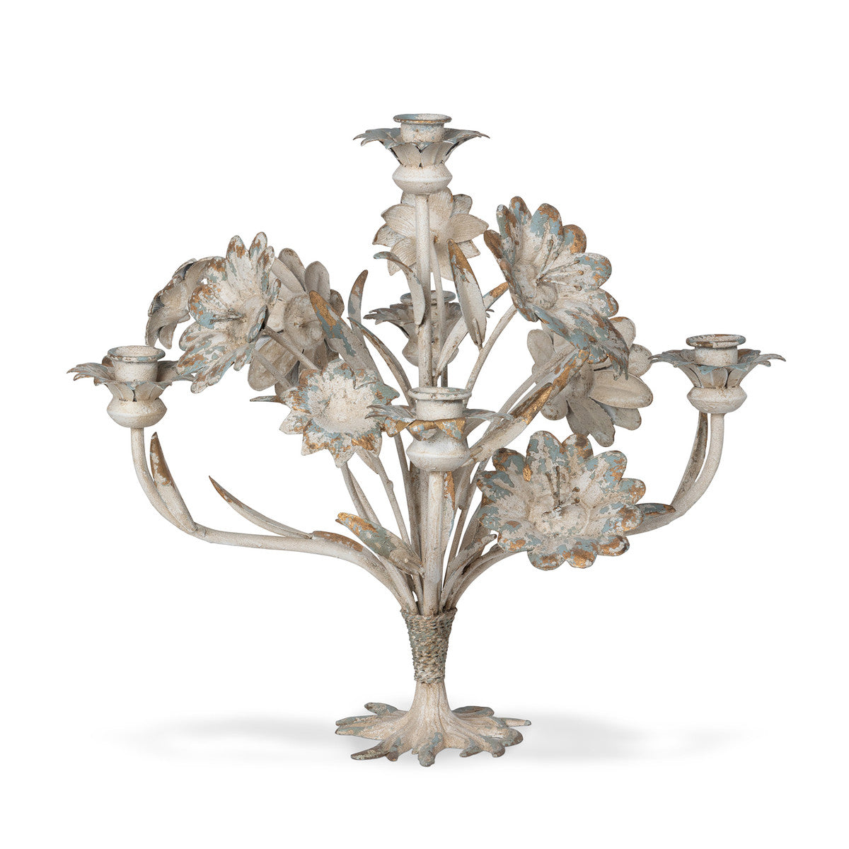 Bouquets de Fleurs Tabletop Candelabra