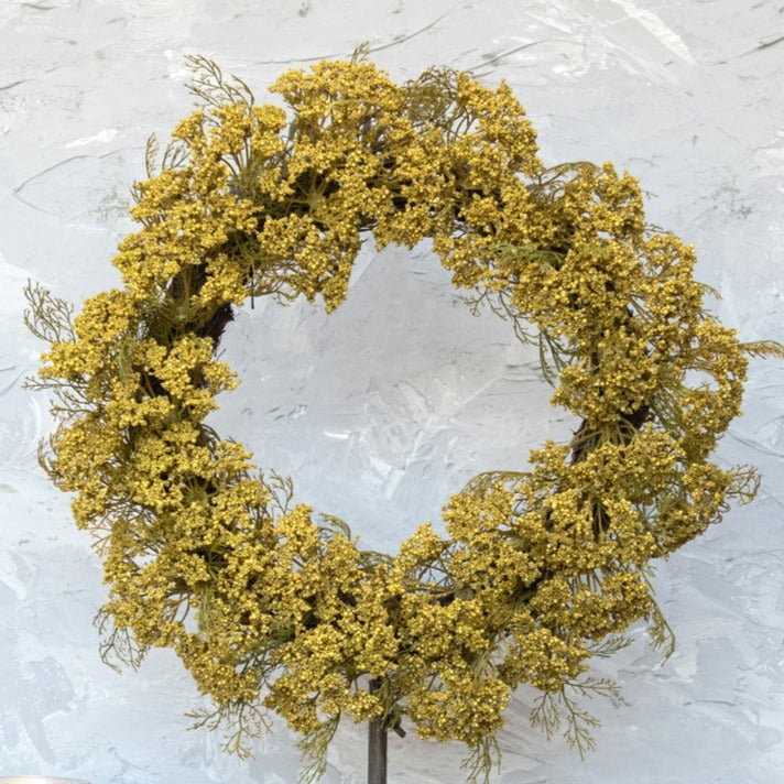 Green Queen Anne Lace Wreath