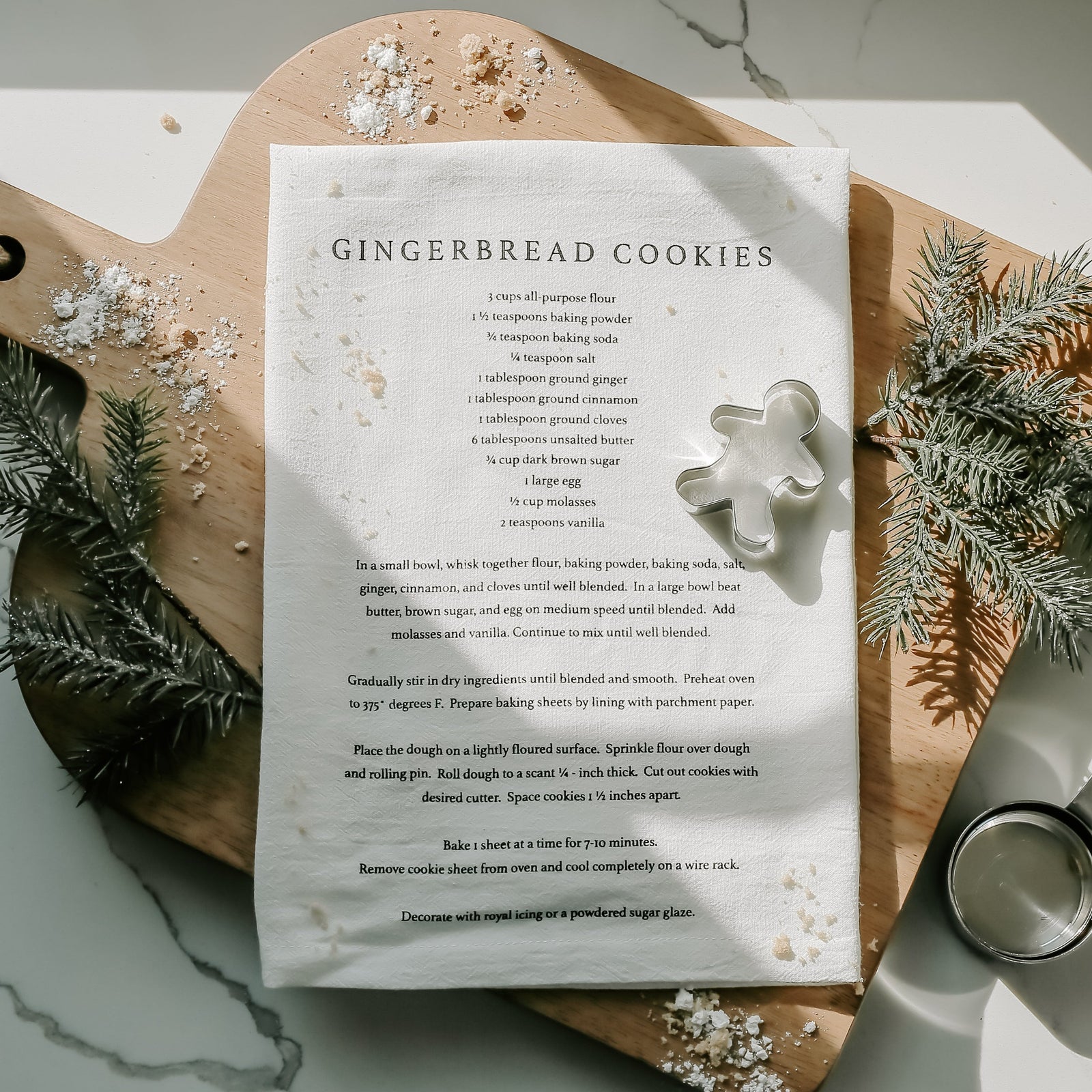 Gingerbread Cookies Tea Towel