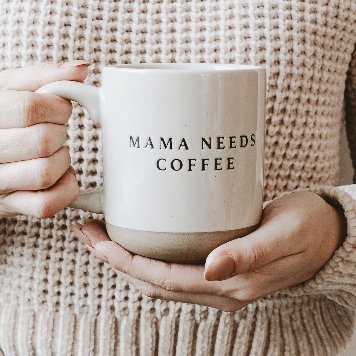 Mama Needs Coffee Stoneware Coffee Mug