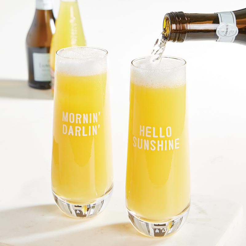 Mimosa Brunch Glass Set