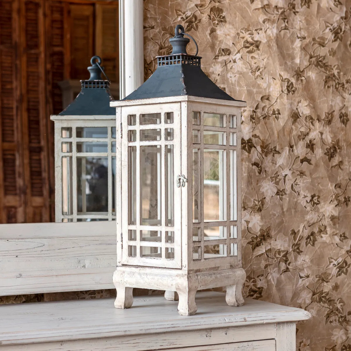 Painted Arbor Lantern