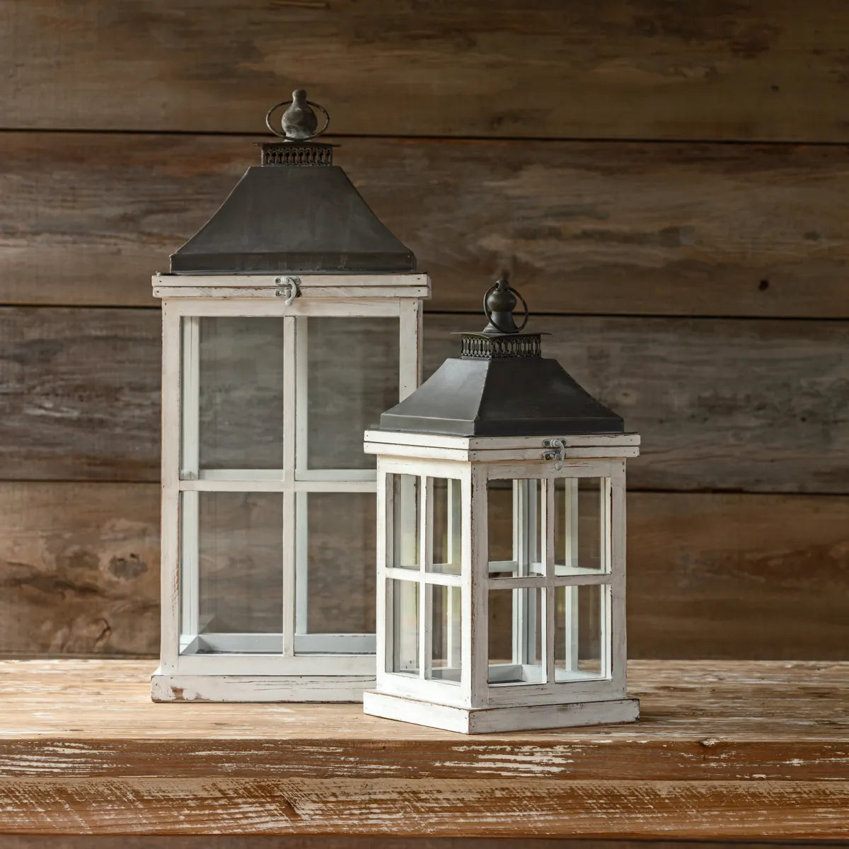 Jardin Blanc Lantern Set