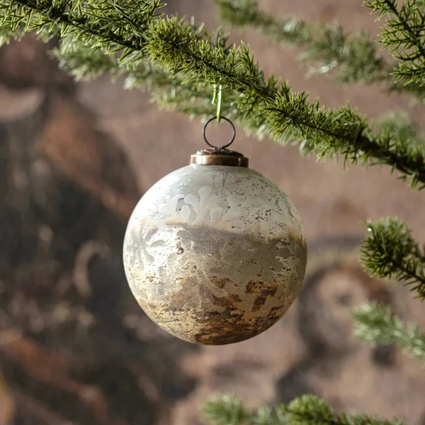 Etched Ancient Gold Ornament Set