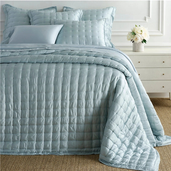 Pine Cone Hill Silken Solid Puff Coverlet