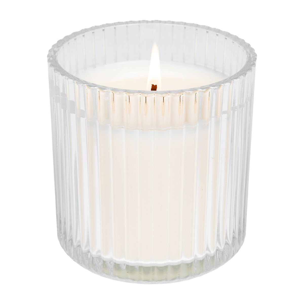 Wildflowers &amp; Salt Fluted Soy Candle