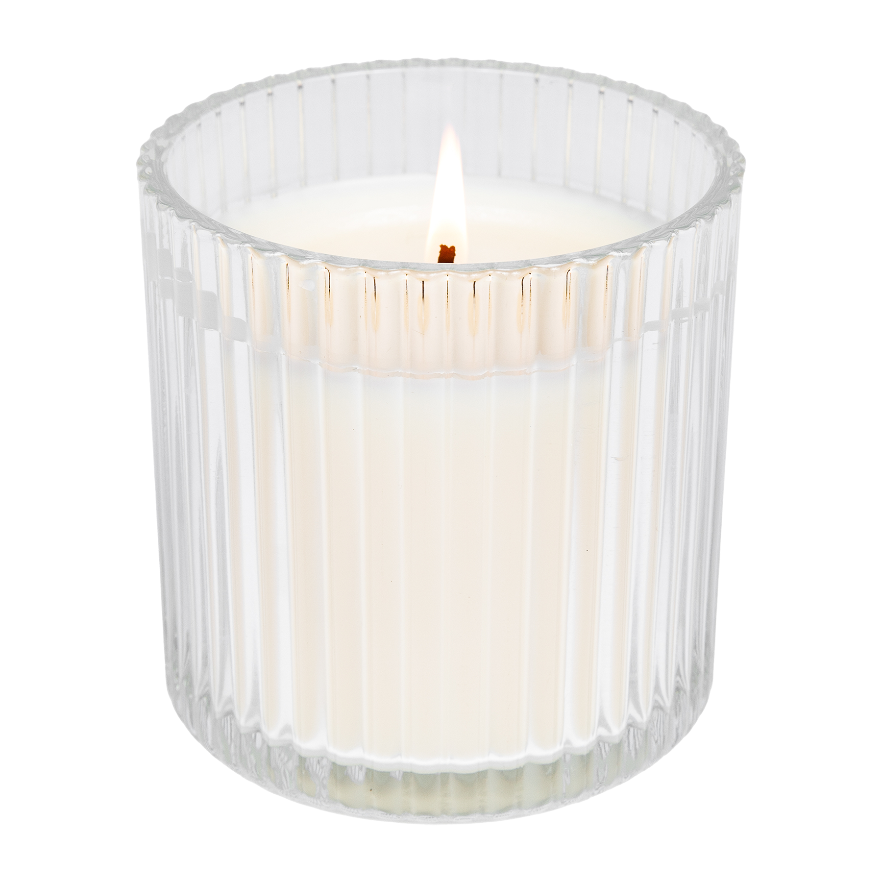 Hello Fall Fluted Soy Candle