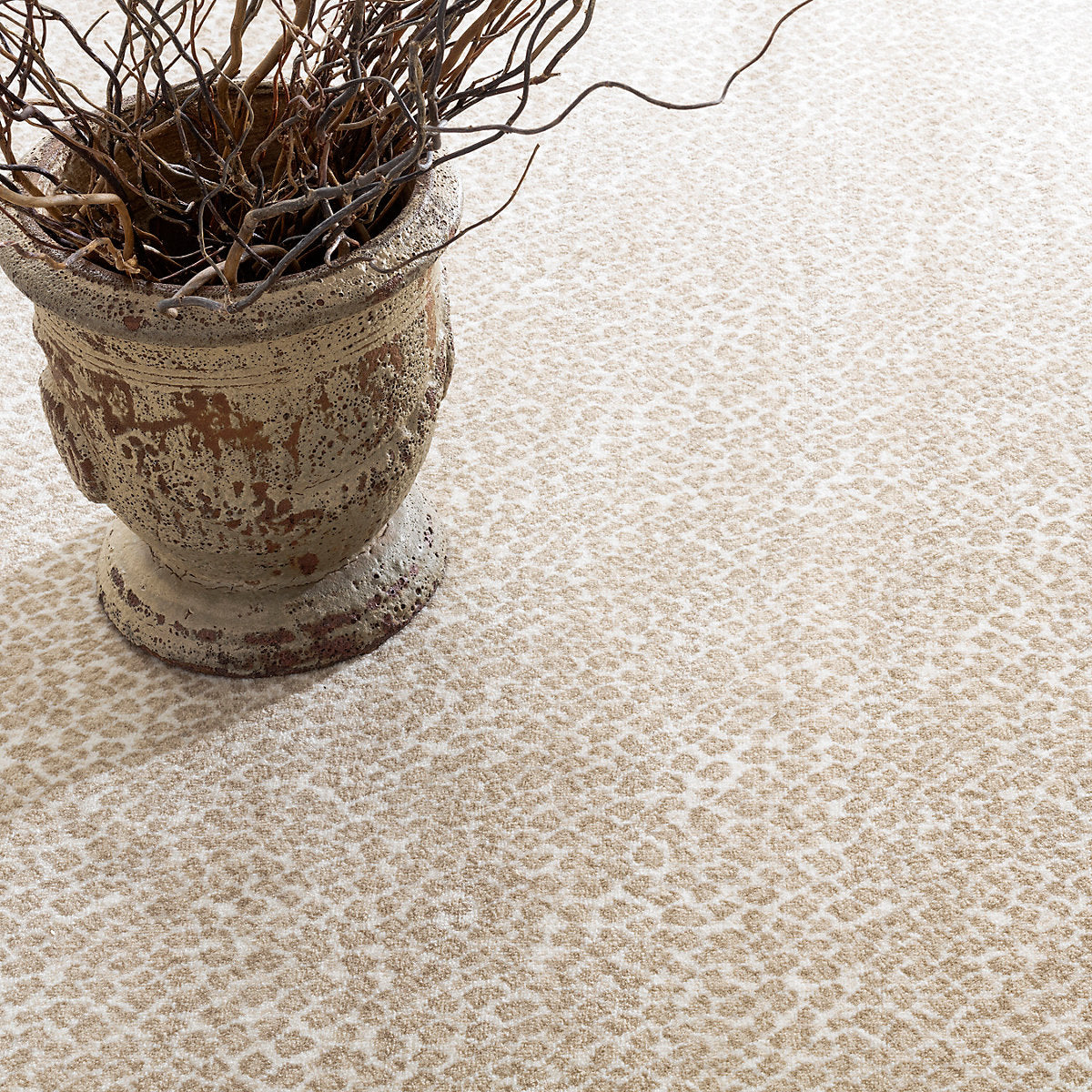 Dash & Albert Cheetah Beige Woven Custom Rug