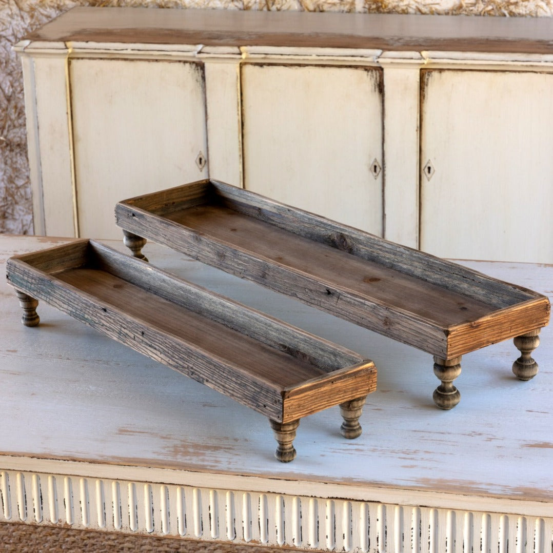 Rustic Wooden Serving Tray